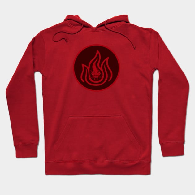 Fire Nation Dragon Hoodie by Javier Casillas